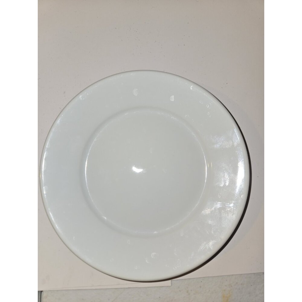 Aladdin Temp Rite 5.5” China Bread Plate White 10 Piece Set Oven/micro safe